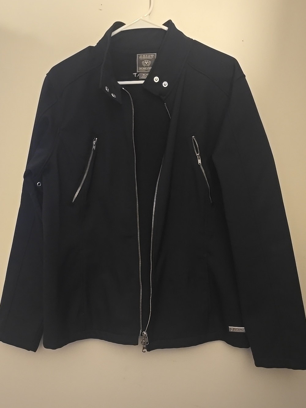 Ariat Black Lightweight Softshell Jacket with Zippers
